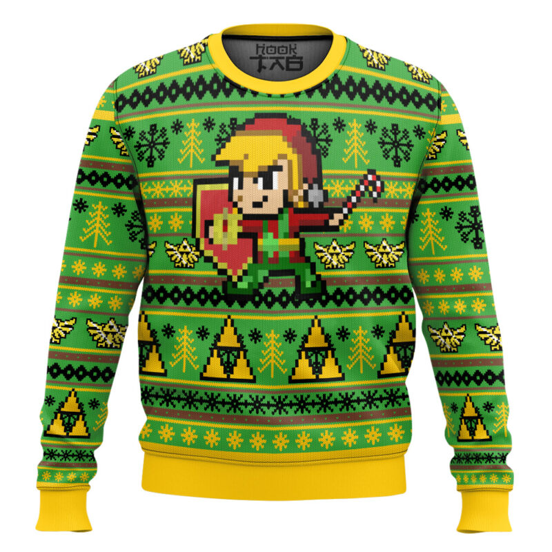 Hooktab Legend Of Zelda Elf Link Ugly Christmas Sweater