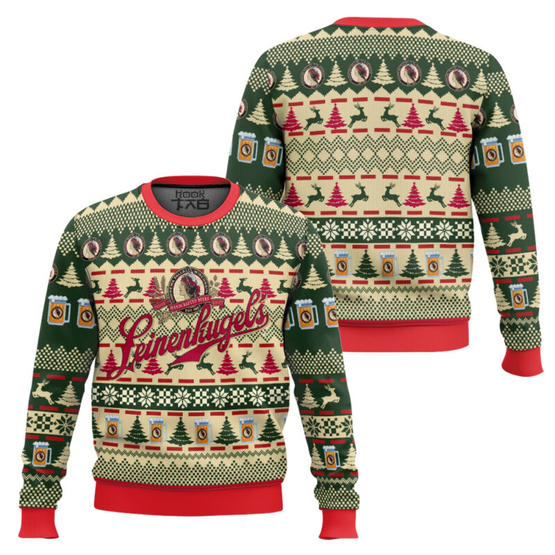 Hooktab Leinenkugel's Beer Ugly Christmas Sweater Hooktab Leinenkugel's Beer Ugly Christmas Sweater
