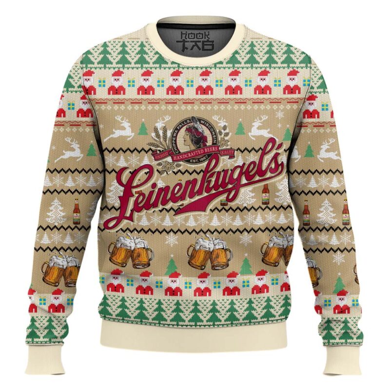 Hooktab Leinenkugel's Brews Ugly Christmas Sweater