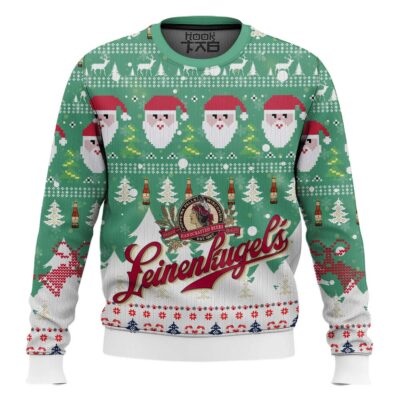 Hooktab Leinenkugel’s Handcrafted Beer Ugly Christmas Sweater