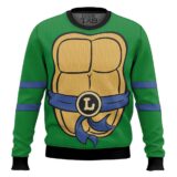 Hooktab Leo Outfit Teenage Mutant Ninja Turtles Ugly Christmas Sweater