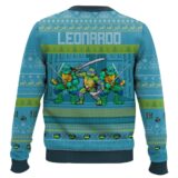 Hooktab Leonardo Teenage Mutant Ninja Turtles Ugly Christmas Sweater