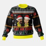 Hooktab Let Him Cook Breaking Bad Ugly Christmas Sweater
