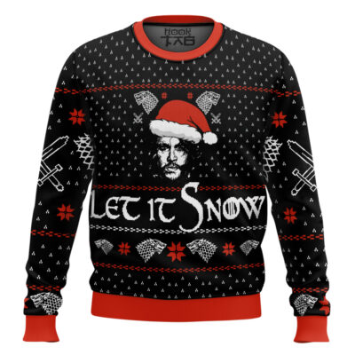 Hooktab Let It Snow Game Of Thrones Ugly Christmas Sweater
