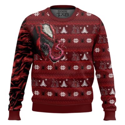 Hooktab Let There Be Christmas Carnage Marvel Ugly Christmas Sweater