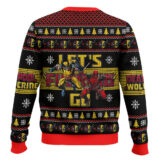 Hooktab Let's Go Deadpool & Wolverine Ugly Christmas Sweater