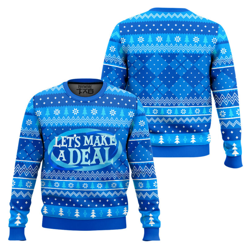 Hooktab Let's Make a Deal Ugly Christmas Sweater Hooktab Let's Make a Deal Ugly Christmas Sweater