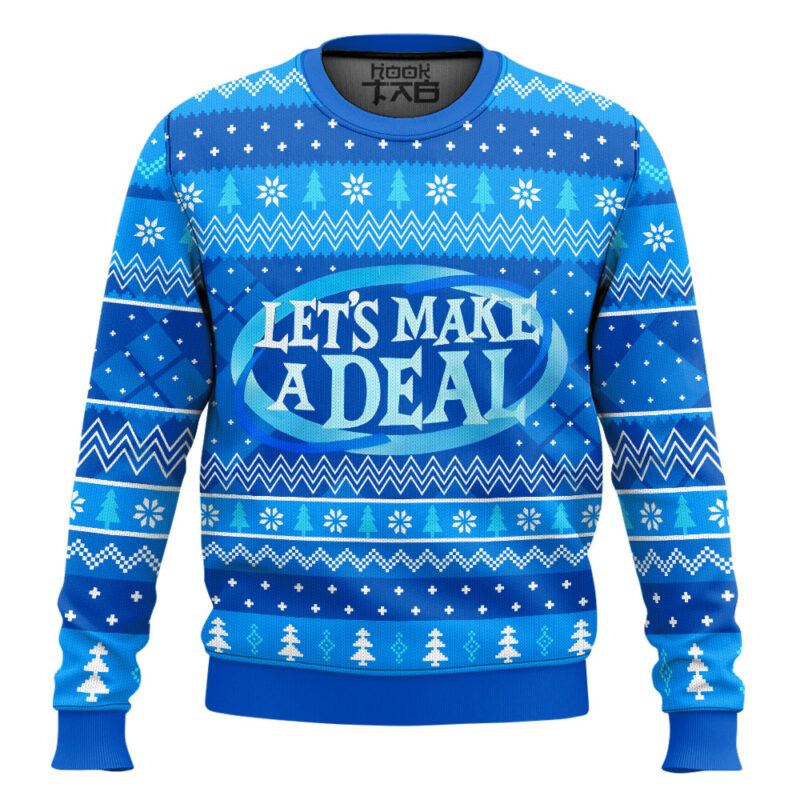 Hooktab Let's Make a Deal Ugly Christmas Sweater