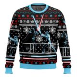 Hooktab Lightsaber Duel Star Wars Ugly Christmas Sweater