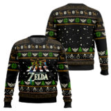 Hooktab Link Abbey Road The Legend Of Zelda Ugly Christmas Sweater