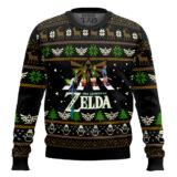 Hooktab Link Abbey Road The Legend Of Zelda Ugly Christmas Sweater