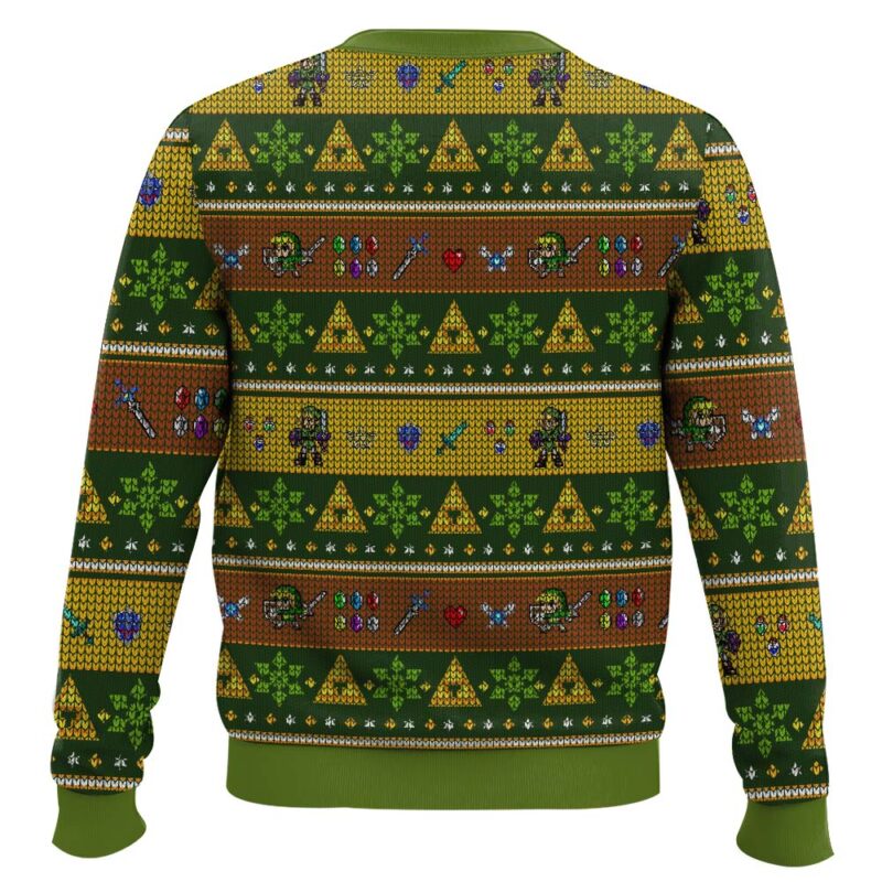 Hooktab Link Adventure Zelda Ugly Christmas Sweater Hooktab Link Adventure Zelda Ugly Christmas Sweater