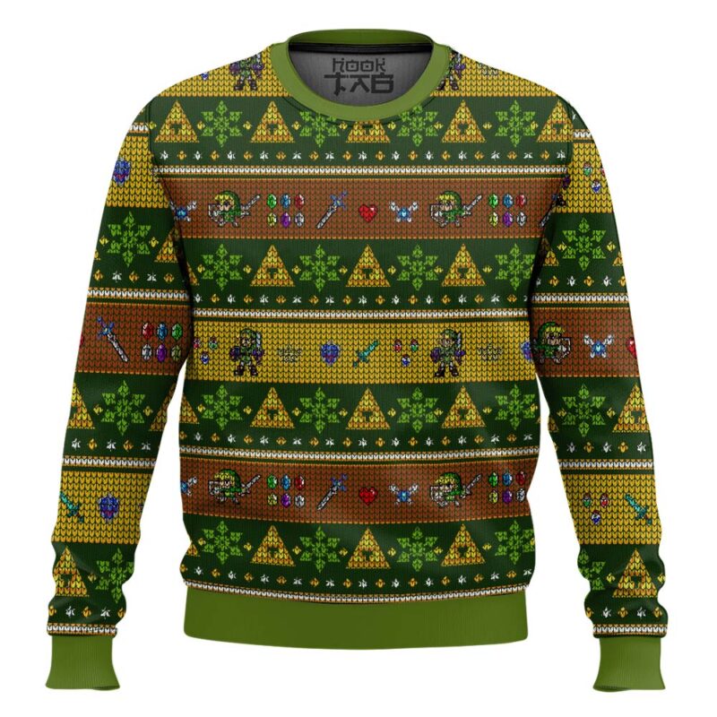 Hooktab Link Adventure Zelda Ugly Christmas Sweater
