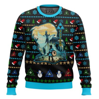 Hooktab Link Hylian Crest The Legend Of Zelda Ugly Christmas Sweater