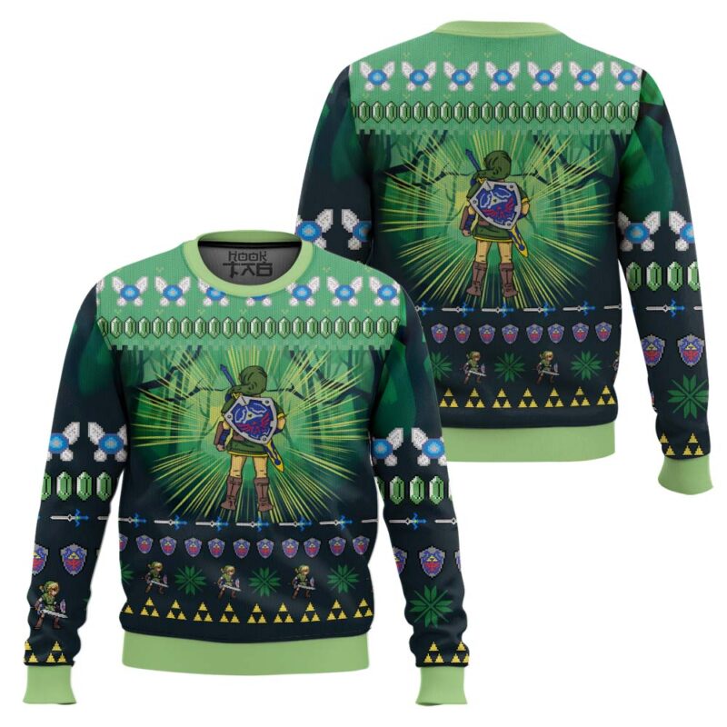 Hooktab Link The Lgend Of Zelda Ugly Christmas Sweater Hooktab Link The Lgend Of Zelda Ugly Christmas Sweater