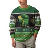 Hooktab Link The True Hero Legend Of Zelda Ugly Christmas Sweater
