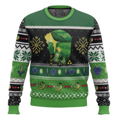 Hooktab Link The True Hero Legend Of Zelda Ugly Christmas Sweater