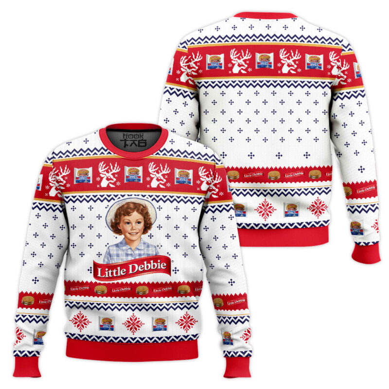 Hooktab Little Debbie Ugly Christmas Sweater Hooktab Little Debbie Ugly Christmas Sweater