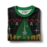 Hooktab Live Long And Merry Xmas 1966 Star Trek Ugly Christmas Sweater