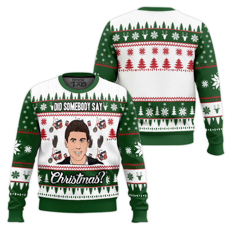 Hooktab Lloyd Christmas Dumb And Dumber Ugly Christmas Sweater Hooktab Lloyd Christmas Dumb And Dumber Ugly Christmas Sweater