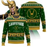 Hooktab Loki Laufeyson Marvel Ugly Christmas Sweater