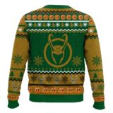 Hooktab Loki Making Mischief Bright Marvel Ugly Christmas Sweater