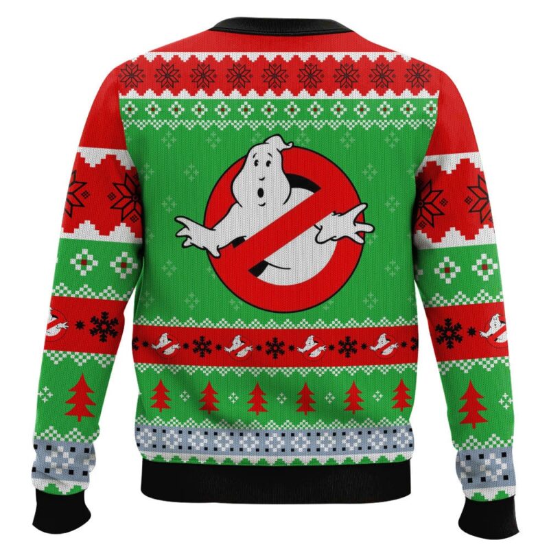 Hooktab Looking For Christmas Spirit Ghostbusters Ugly Christmas Sweater Hooktab Looking For Christmas Spirit Ghostbusters Ugly Christmas Sweater