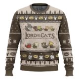 Hooktab Lord Of The Cats Ugly Christmas Sweater