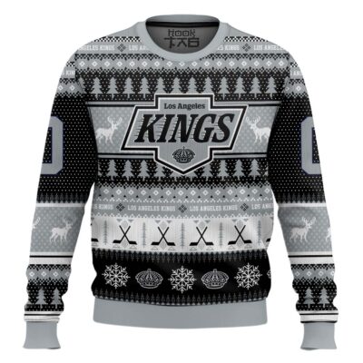 Hooktab Los Angeles Kings - Custom Name And Number Ugly Sweater