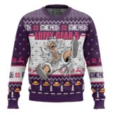 Hooktab Luffy Gear 5 One Piece Ugly Christmas Sweater