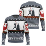 Hooktab Luke vs Vader Star Wars Ugly Christmas Sweater