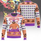 Hooktab Macho Man Expect The Unexpected WWE Ugly Christmas Sweater