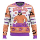 Hooktab Macho Man Expect The Unexpected WWE Ugly Christmas Sweater
