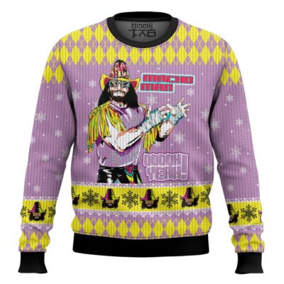 Hooktab Macho Man Oh Yeah WWE Ugly Christmas Sweater