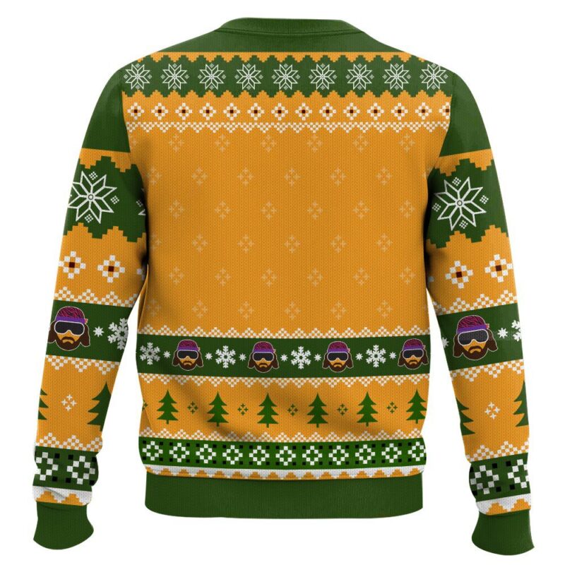 Hooktab Macho Man Oooh Yeah WWE Ugly Christmas Sweater Hooktab Macho Man Oooh Yeah WWE Ugly Christmas Sweater