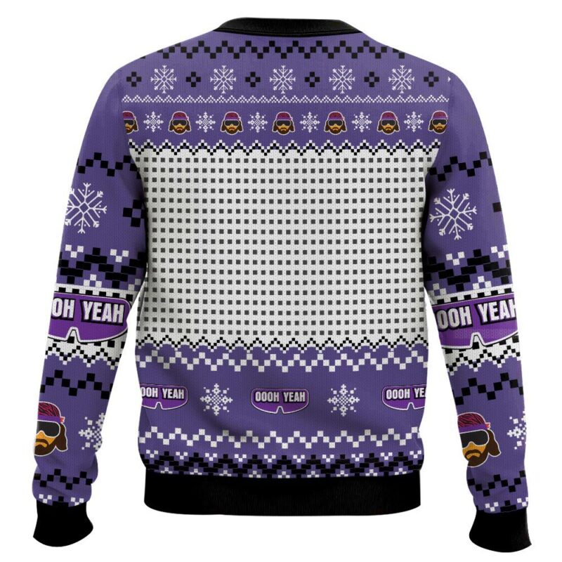 Hooktab Macho Man Sick Puppies WWE Ugly Christmas Sweater Hooktab Macho Man Sick Puppies WWE Ugly Christmas Sweater
