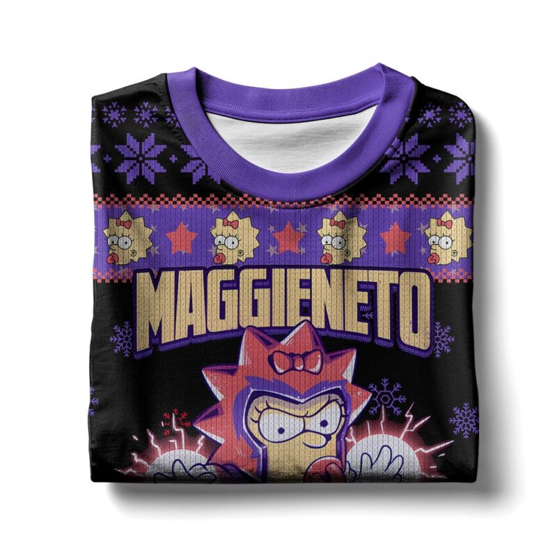 Hooktab Maggieneto The Simpsons Ugly Christmas Sweater Hooktab Maggieneto The Simpsons Ugly Christmas Sweater