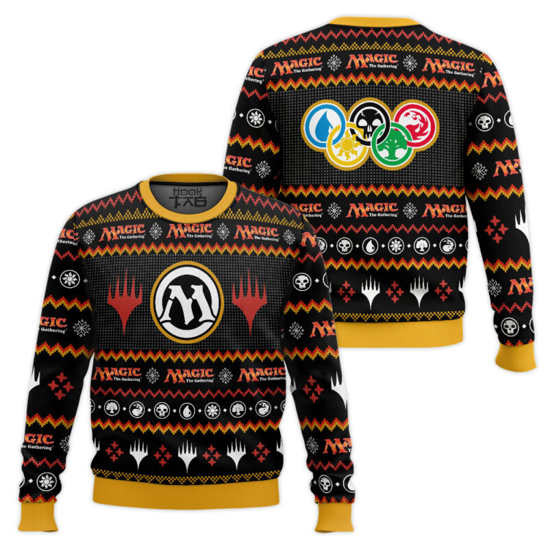 Hooktab Magic Arena V2 Magic The Gathering Ugly Christmas Sweater Hooktab Magic Arena V2 Magic The Gathering Ugly Christmas Sweater