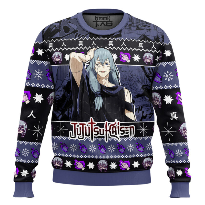 Hooktab Mahito Jujutsu Kaisen Ugly Sweater