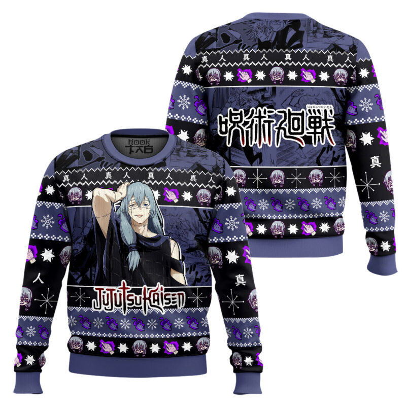 Hooktab Mahito Jujutsu Kaisen Ugly Sweater Hooktab Mahito Jujutsu Kaisen Ugly Sweater