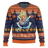 Hooktab Majin Vegeta Dragon Ball Ugly Christmas Sweater