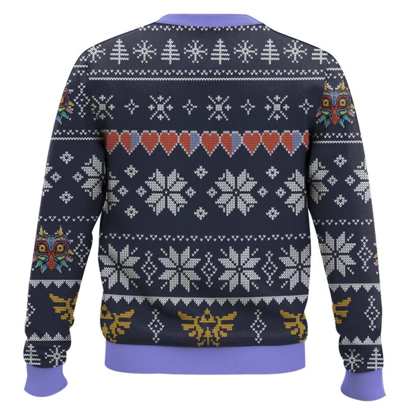 Hooktab Majora's Mask Zelda Ugly Christmas Sweater Hooktab Majora's Mask Zelda Ugly Christmas Sweater