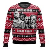 Hooktab Make Horror Great Again Ugly Christmas Sweater