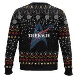 Hooktab Make It Meow Captain Cat Star Trek Ugly Christmas Sweater