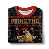 Hooktab Make The Goose Dance Ugly Christmas Sweater