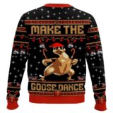 Hooktab Make The Goose Dance Ugly Christmas Sweater