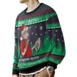 Hooktab Make Your Family Disappear Home Alone Ugly Christmas Sweater