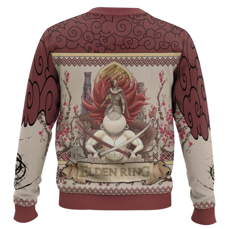 Hooktab Malenia Blade Of Maquella Elden Ring Ugly Christmas Sweater Hooktab Malenia Blade Of Maquella Elden Ring Ugly Christmas Sweater