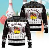 Hooktab Malibu Coconut Rum Ugly Christmas Sweater