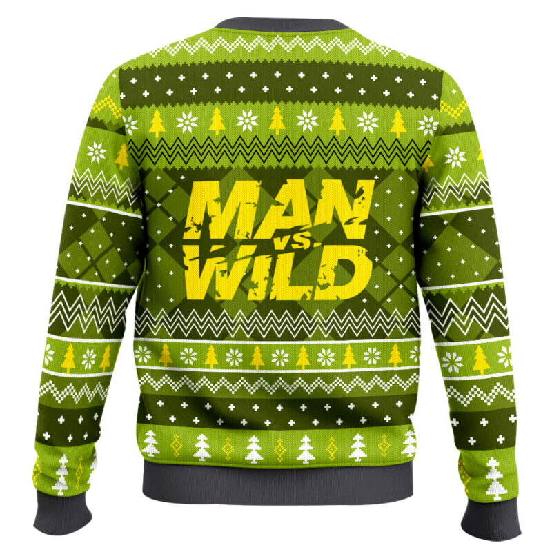 Hooktab Man vs. Wild Ugly Christmas Sweater Hooktab Man vs. Wild Ugly Christmas Sweater